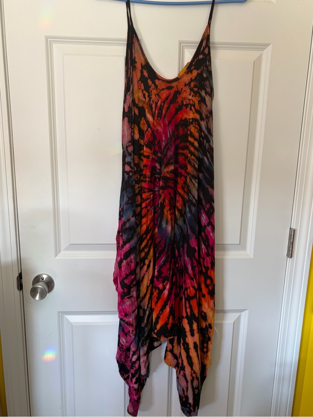 Love In Orange, Yellow & Black Tie-Dye jumper